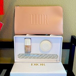 Dior Nail care set and makeup pouch, Brand new